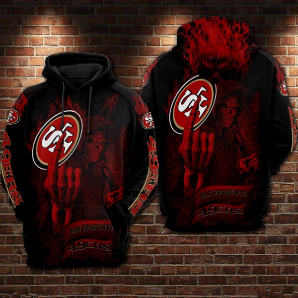 San Francisco 49ers 3D Printed Hoodie/Zipper Hoodie