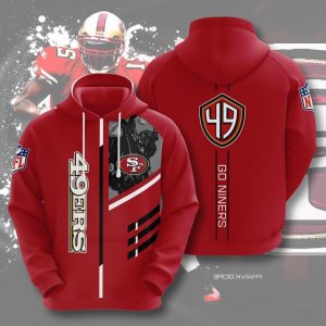 San Francisco 49ers 3D Printed Hoodie/Zipper Hoodie