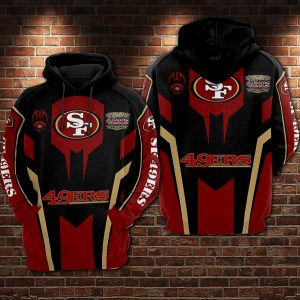 San Francisco 49ers 3D Printed Hoodie/Zipper Hoodie