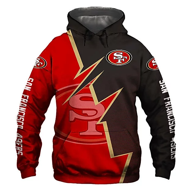 San Francisco 49ers 3D Printed Hoodie/Zipper Hoodie