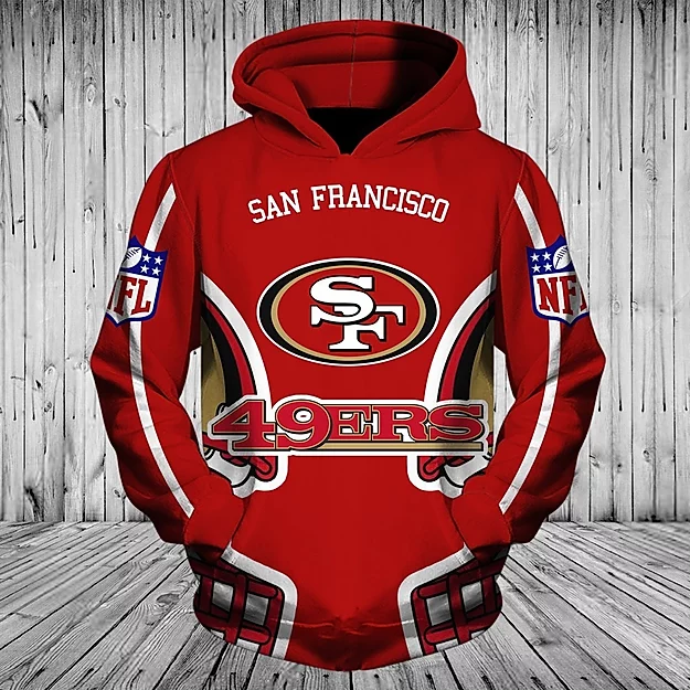 San Francisco 49ers 3D Printed Hoodie/Zipper Hoodie
