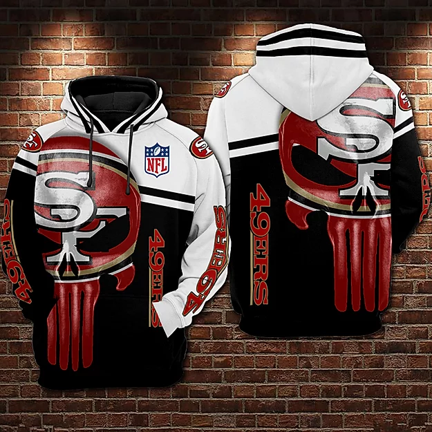 San Francisco 49ers 3D Printed Hoodie/Zipper Hoodie