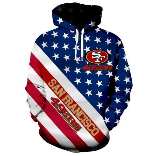 San Francisco 49ers 3D Printed Hoodie/Zipper Hoodie