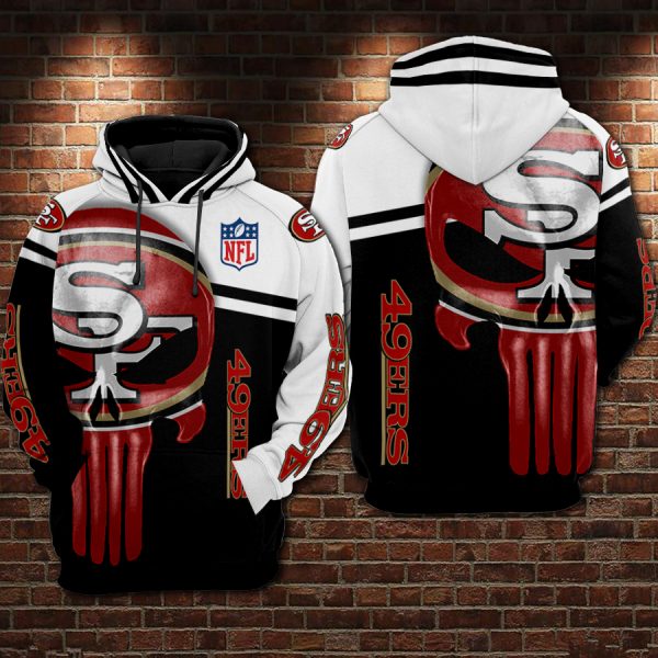 San Francisco 49ers 3D Printed Hoodie/Zipper Hoodie