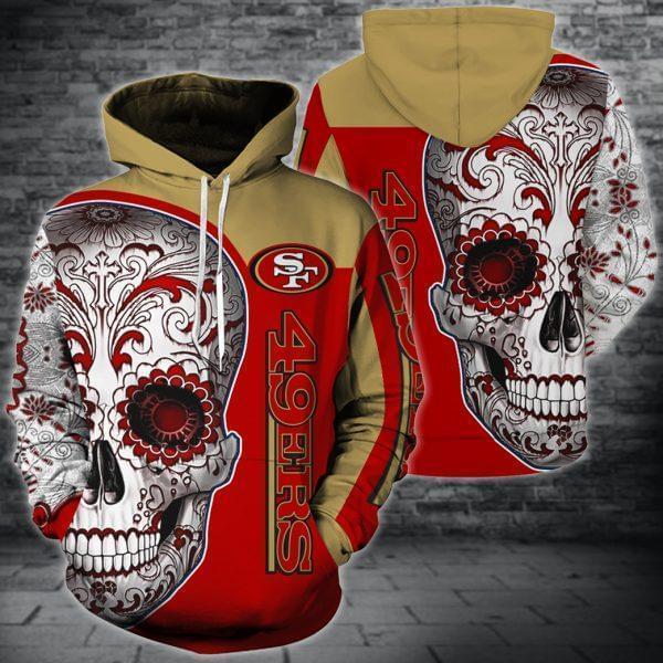 San Francisco 49ers 3D Printed Hoodie/Zipper Hoodie San Francisco 49ers 3D Printed Hoodie/Zipper Hoodie
