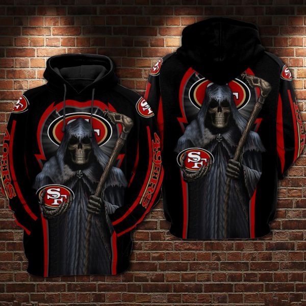 San Francisco 49ers 3D Printed Hoodie/Zipper Hoodie