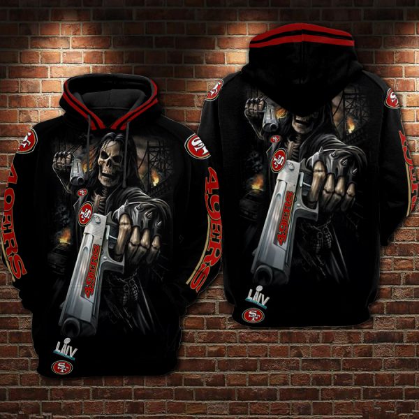 San Francisco 49ers 3D Printed Hoodie/Zipper Hoodie