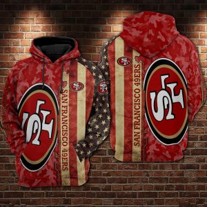 San Francisco 49ers 3D Printed Hoodie/Zipper Hoodie