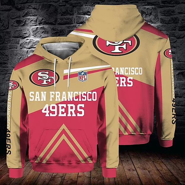 San Francisco 49ers 3D Printed Hoodie/Zipper Hoodie