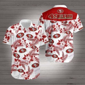 San Francisco 49ers Football Hawaiian Shirt Summer Button Up