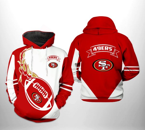 San Francisco 49ers NFL Classic 3D Printed Hoodie/Zipper Hoodie