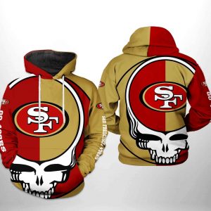 San Francisco 49ers NFL Grateful Dead 3D Printed Hoodie/Zipper Hoodie