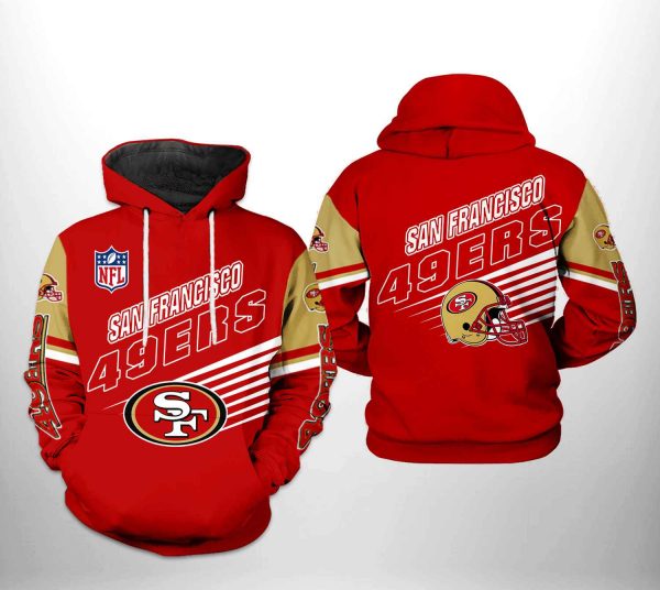 San Francisco 49ers NFL Team 3D Printed Hoodie/Zipper Hoodie