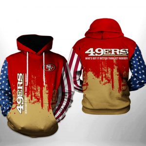 San Francisco 49ers NFL Team US 3D Printed Hoodie/Zipper Hoodie