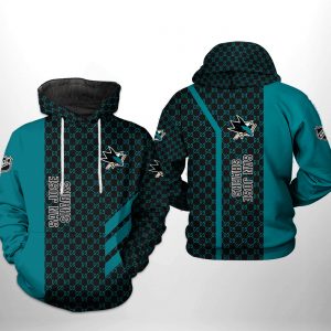 San Jose Sharks NHL 3D Printed Hoodie/Zipper Hoodie