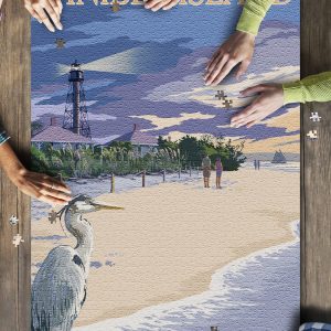 Sanibel Island, Florida Lighthouse? Jigsaw Puzzle Set