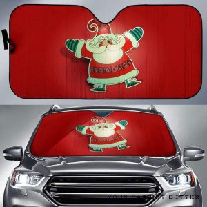 Santa Claus Car Auto Sun Shade
