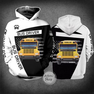 School Bus Driver 3D Printed Hoodie/Zipper Hoodie