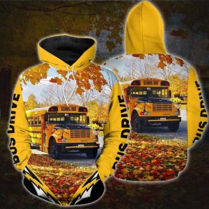School Bus Driver 3D Printed Hoodie/Zipper Hoodie