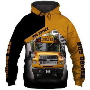 School Bus Driver 3D Printed Hoodie/Zipper Hoodie