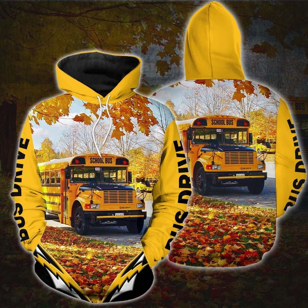 School Bus Driver 3D Printed Hoodie/Zipper Hoodie School Bus Driver 3D Printed Hoodie/Zipper Hoodie