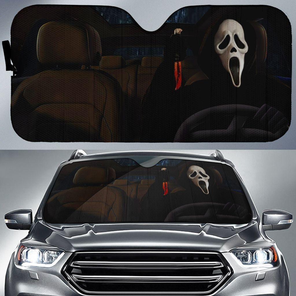 Scream Car Auto Sun Shade Scream Car Auto Sun Shade