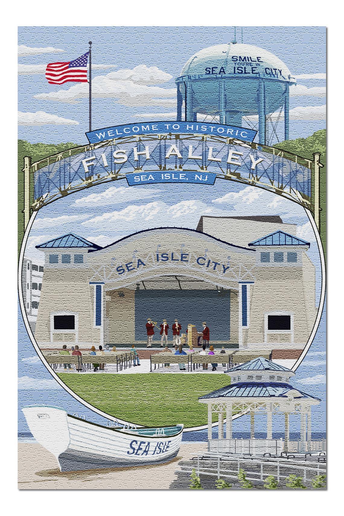 Sea Isle City Jigsaw Puzzle Set Sea Isle City Jigsaw Puzzle Set