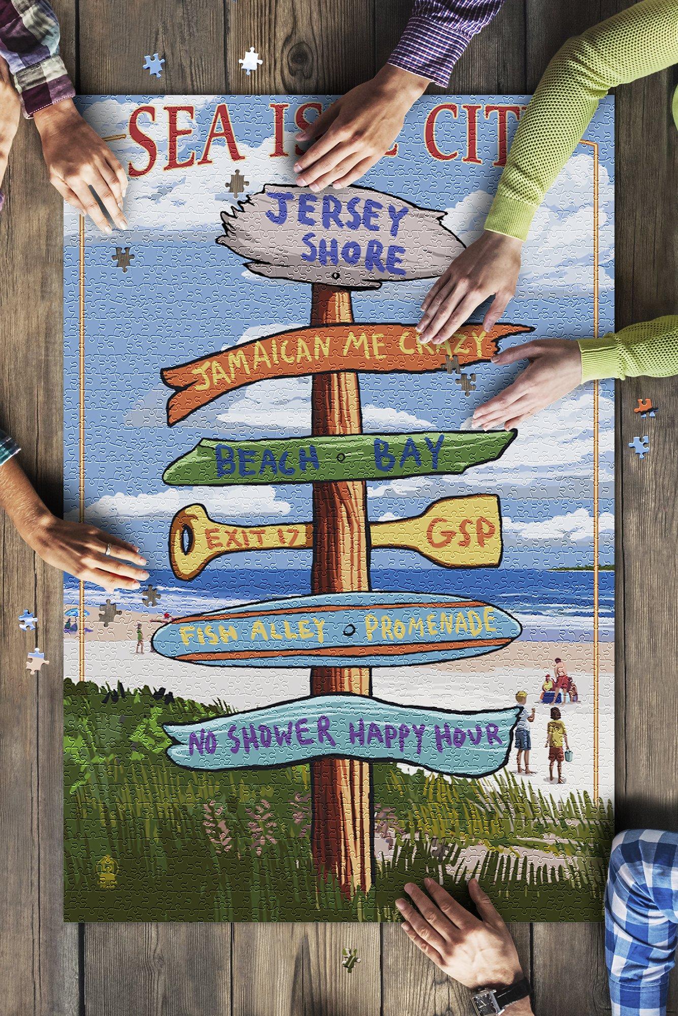Sea Isle City, New Jersey Jigsaw Puzzle Set Sea Isle City, New Jersey Jigsaw Puzzle Set