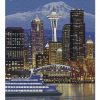 Seattle At Night Jigsaw Puzzle Set