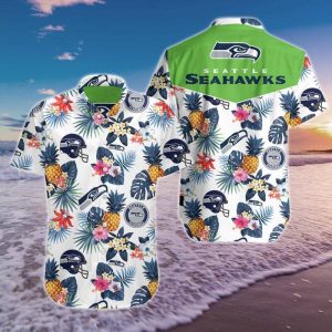 Seattle Seahawks Hawaiian Shirt Summer Button Up