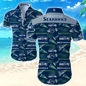 Seattle Seahawks Hawaiian Shirt Summer Button Up