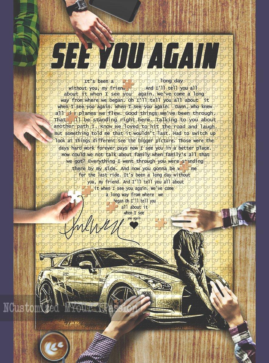 See You Again Jigsaw Puzzle Set See You Again Jigsaw Puzzle Set