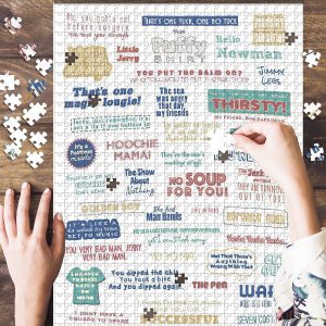 Seinfeld Quotes Collage Jigsaw Puzzle Set