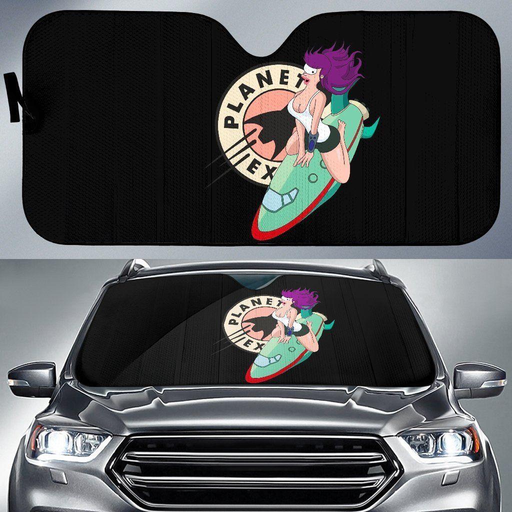 Sexy Planet Express Futurama Car Auto Sun Shade Sexy Planet Express Futurama Car Auto Sun Shade