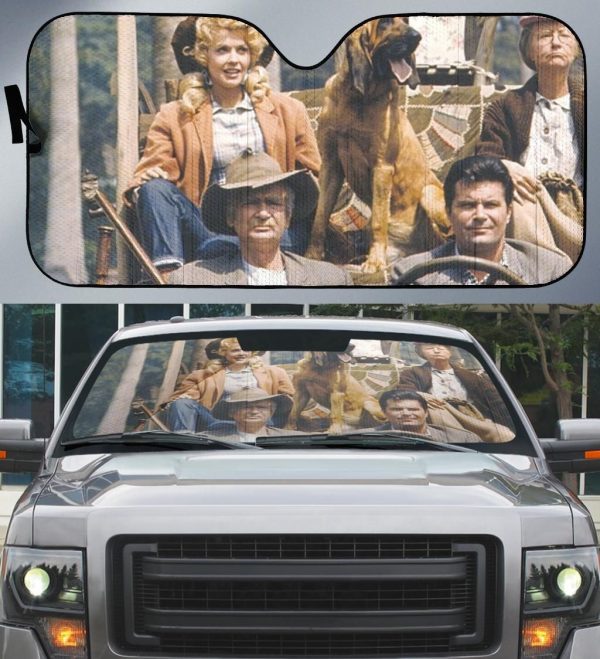 Sharon Tate In The Beverly Hillbillies Vintage Retro Car Auto Sun Shade Sharon Tate In The Beverly Hillbillies Vintage Retro Car Auto Sun Shade