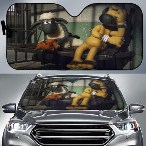 Shaun The Sheep Funny Car Auto Sun Shade