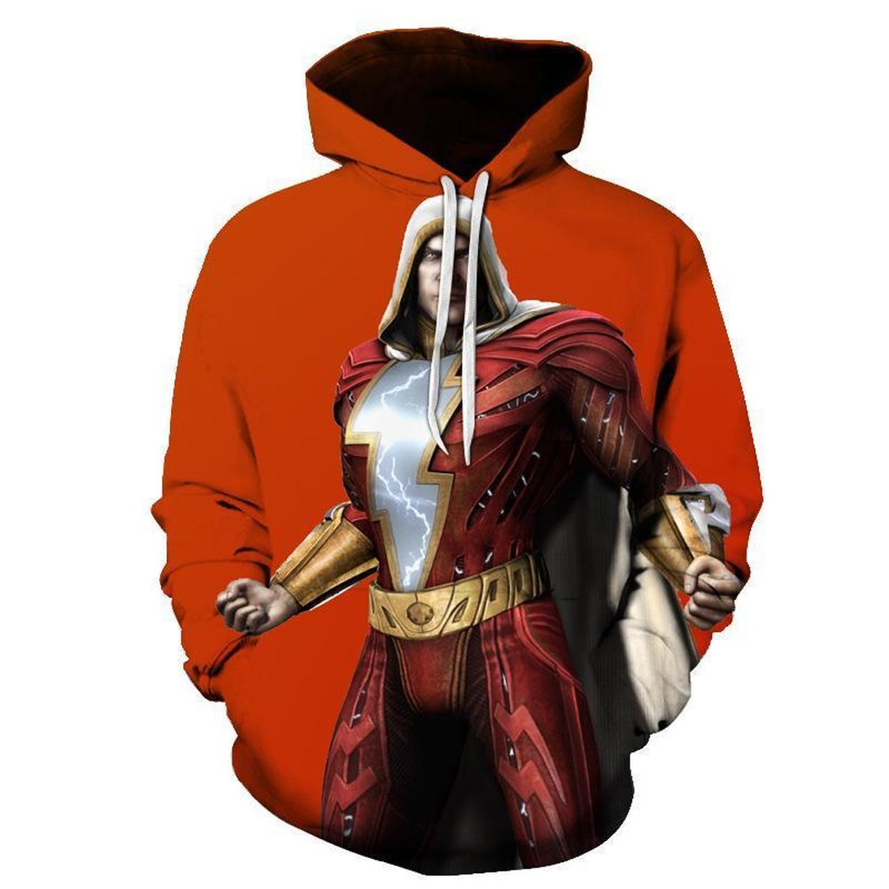 Shazam Billy Baston 3D Printed Hoodie/Zipper Hoodie Shazam Billy Baston 3D Printed Hoodie/Zipper Hoodie