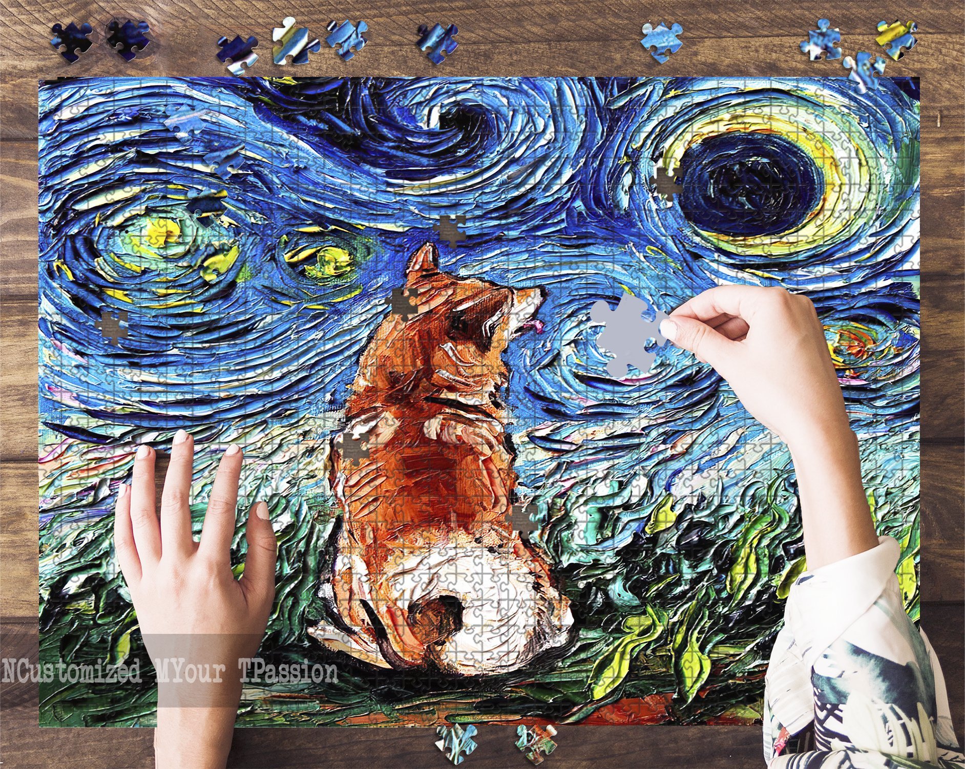 Shiba Inu Dog Art Jigsaw Puzzle Set Shiba Inu Dog Art Jigsaw Puzzle Set
