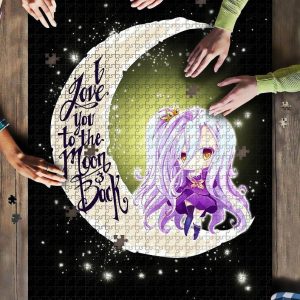 Shiro Chibi No Game No Life Moon Jigsaw Puzzle Set