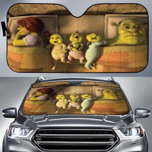 Shrek Family Car Auto Sun Shade