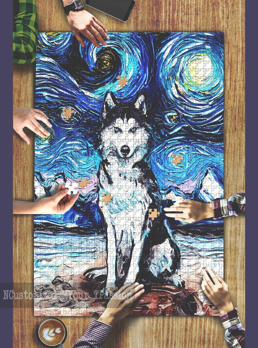 Siberian Husky Jigsaw Puzzle Set Siberian Husky Jigsaw Puzzle Set