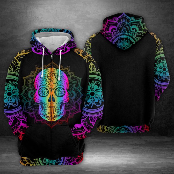 Skull 3D Printed Hoodie/Zipper Hoodie Skull 3D Printed Hoodie/Zipper Hoodie