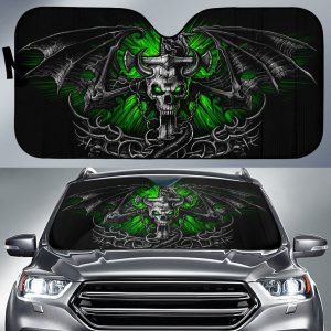 Skull Dragon Arts Car Auto Sun Shade