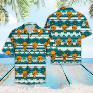 Skull Lover Hawaiian Shirt Summer Button Up