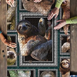 Sloth & Lama Lover Jigsaw Puzzle Set