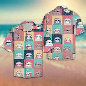 Sloths Sloths Hawaiian Shirt Summer Button Up