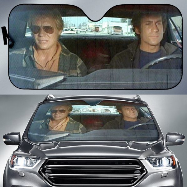Snh Starsky And Hutch Ford Torino Car Auto Sun Shade