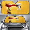 Snoopy And Peanut Car Auto Sun Shade