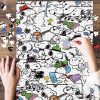 Snoopy Wooden Jigsaw Puzzle Set