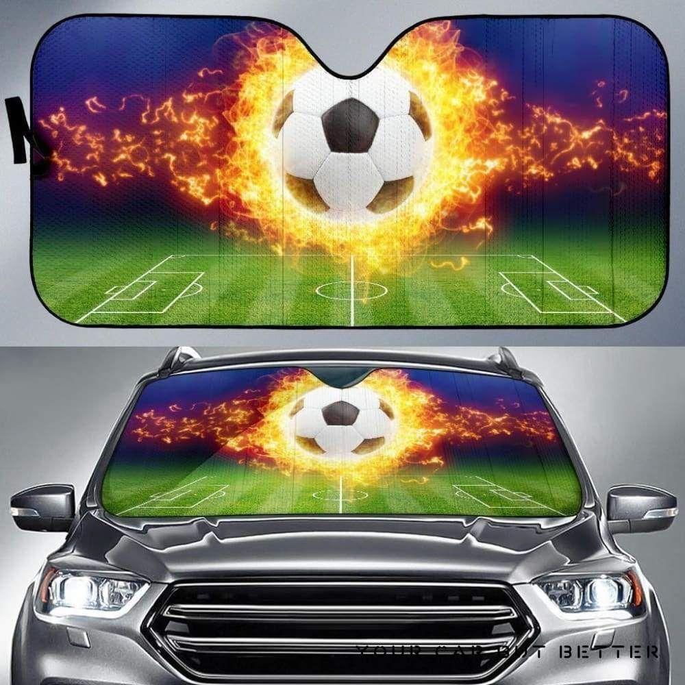 Soccer Car Auto Sun Shade Soccer Car Auto Sun Shade